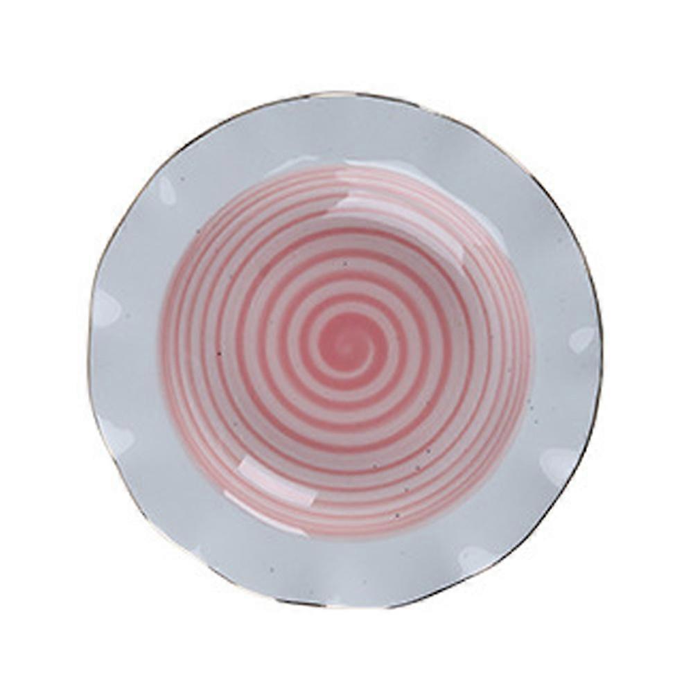 Simple plate-suitable for steak and pasta