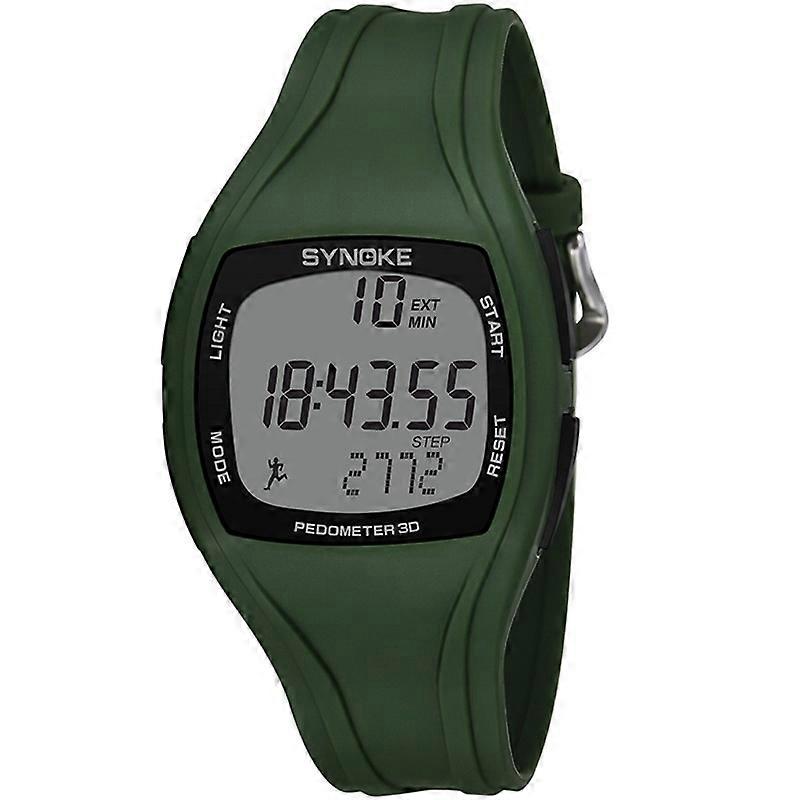 SYNOKE 9105 Multifunctional Sports Time Record Waterproof Pedometer Electronic Watch