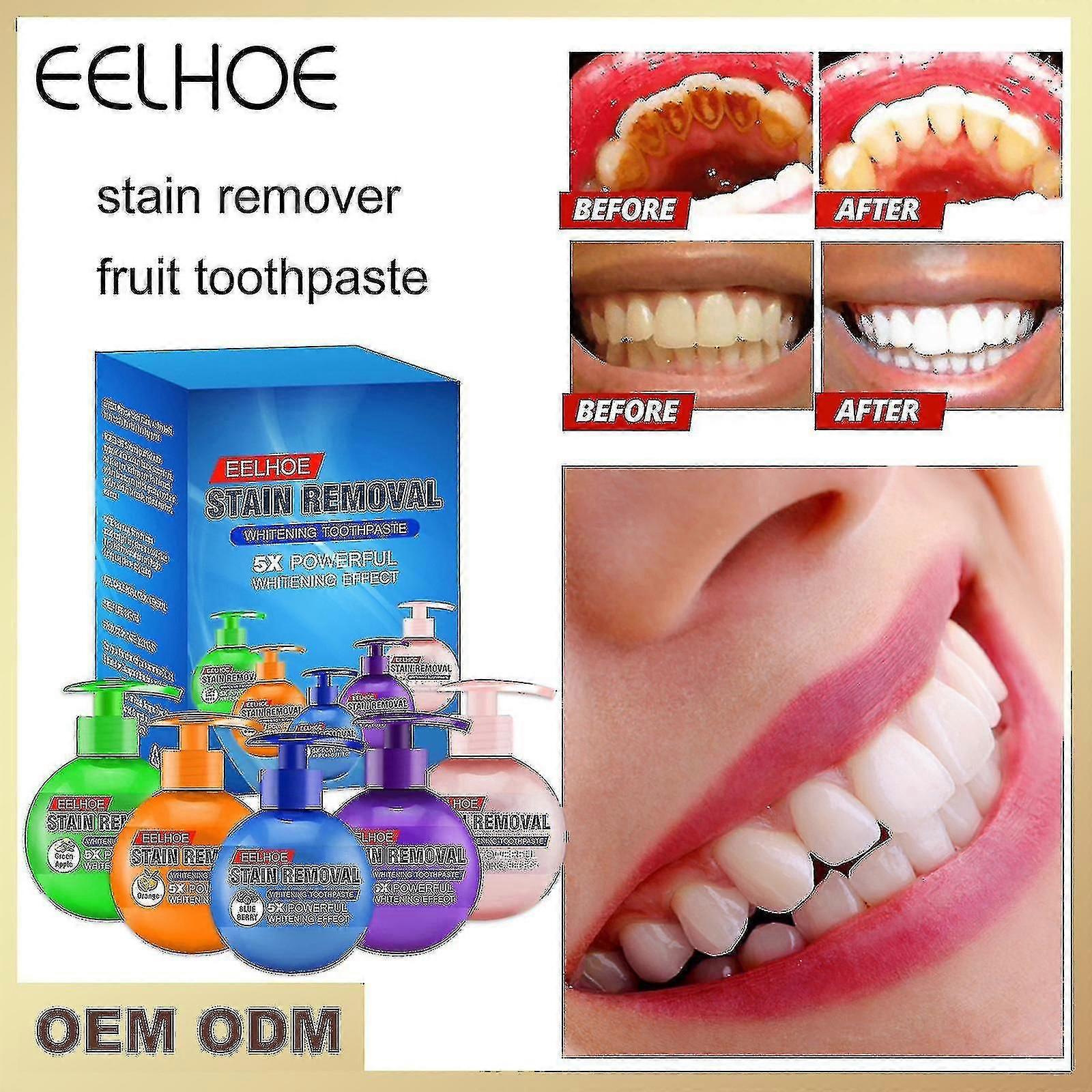 Fruit Toothpaste Oral Cleaning Toothpaste Tartar Removal Fresh Breath Fruit Toothpaste Peach