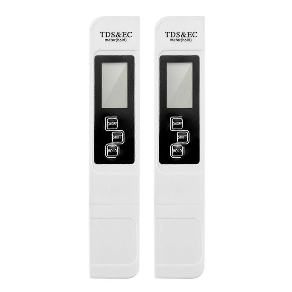 TDS Meter Digital Water Tester Digital 0-14 PH Meter Tester 0-9990ppm TDS&EC LCD Water Purity PPM Aquarium Filter