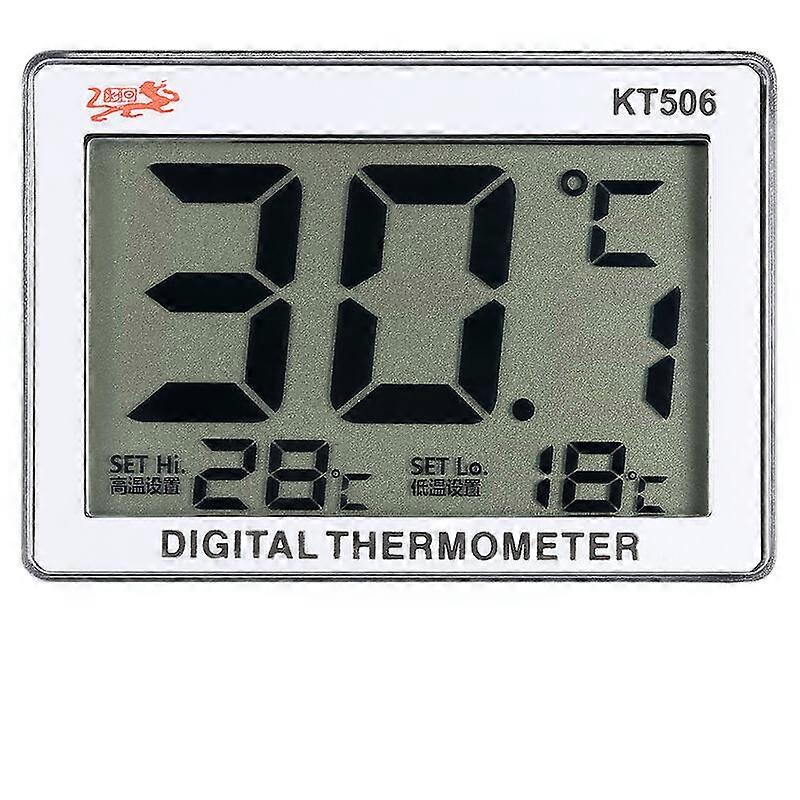 LCD digital aquarium thermometer aquarium water thermometer 0℃-37℃ KT506 delivery does not include battery LJO8ECDJ