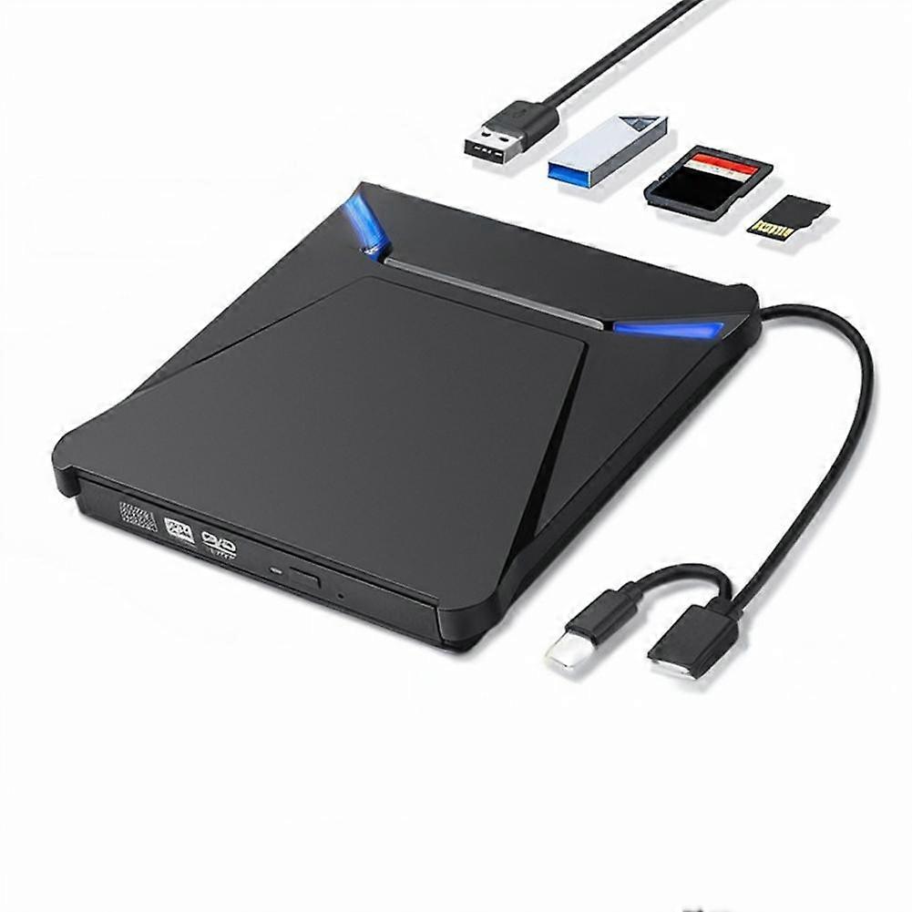 5 σε 1 USB 3.0 εξωτερικός συγγραφέας αναγνωστών καυστήρων μονάδων CD DVD με την υποδοχή SD/TF