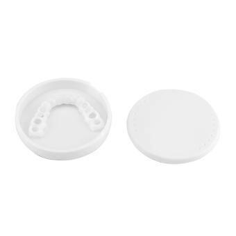 Teeth Cosmetic Denture Fake Tooth Cover with Storage Box for Adults - Natural Color, Durable Material, Easy to Use