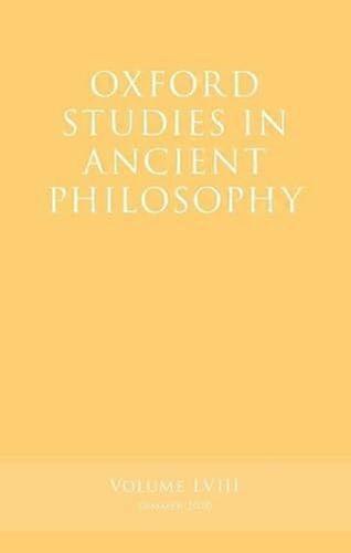 Oxford Studies in Ancient Philosophy Volume 58