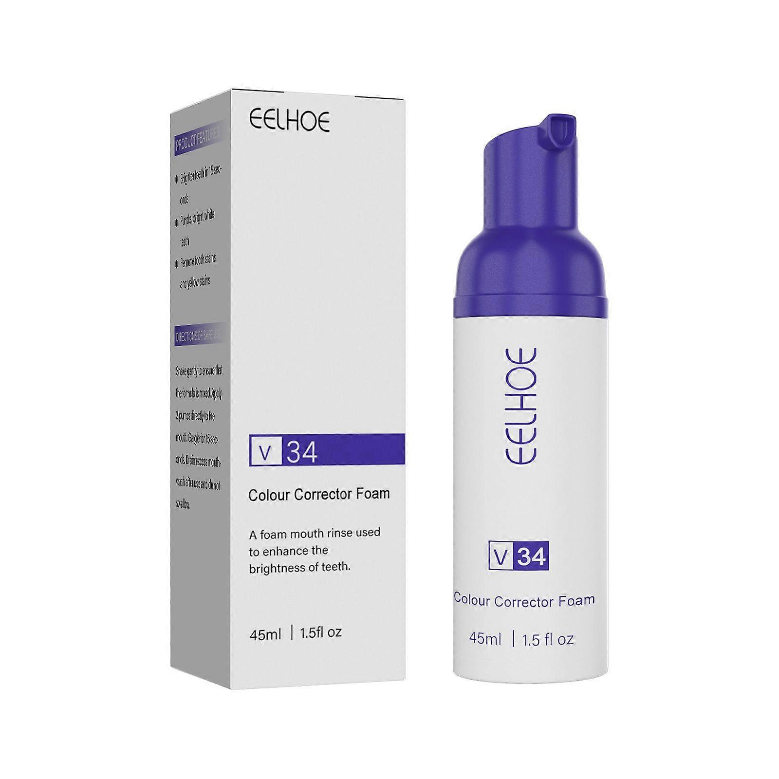 Eelhoe V34 Foam Whitening Toothpaste Clean Fresh Breath Teeth Clean