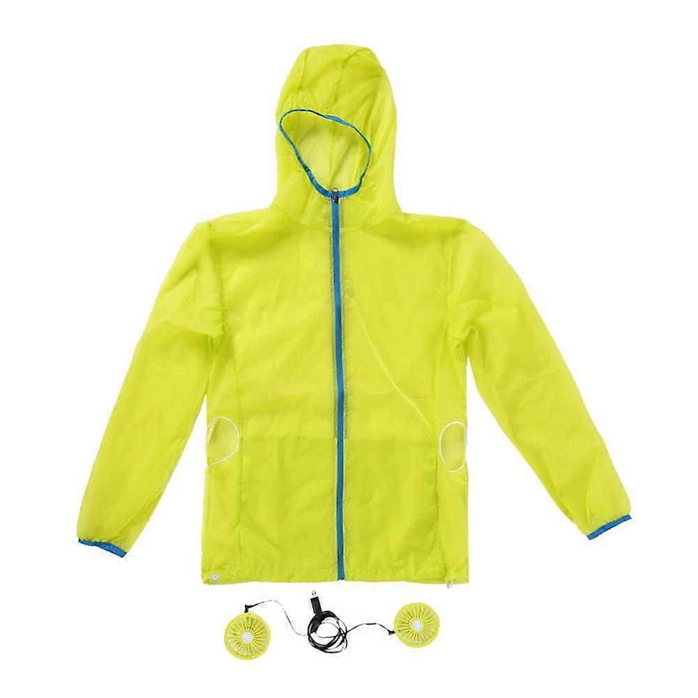 Summer Cooling Fan Sun Protection Clothing Quick Drying 7.4V Strong Wind