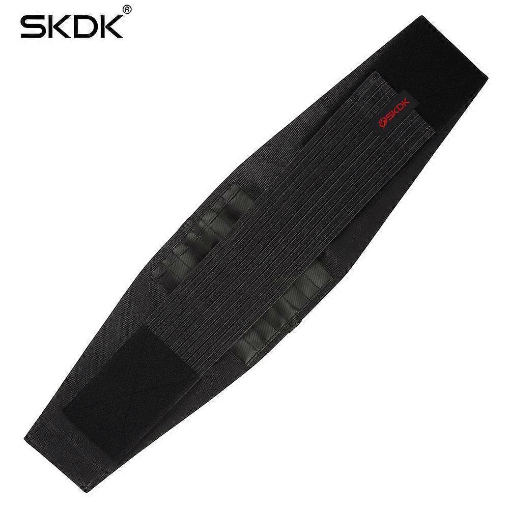 SKDK Professional Sports Belt With 8 Protective Support Strips Back And Waist Fitness Squat Weight Lifting And Hard Pull Belt