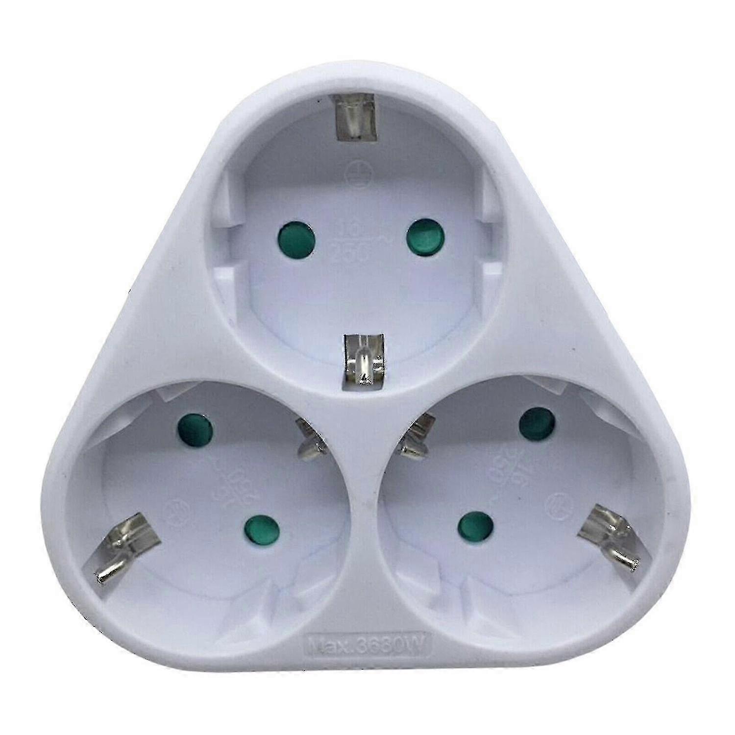 3-way Eu Socket, Socket Distributor, Socket Strip, Multiple Socket