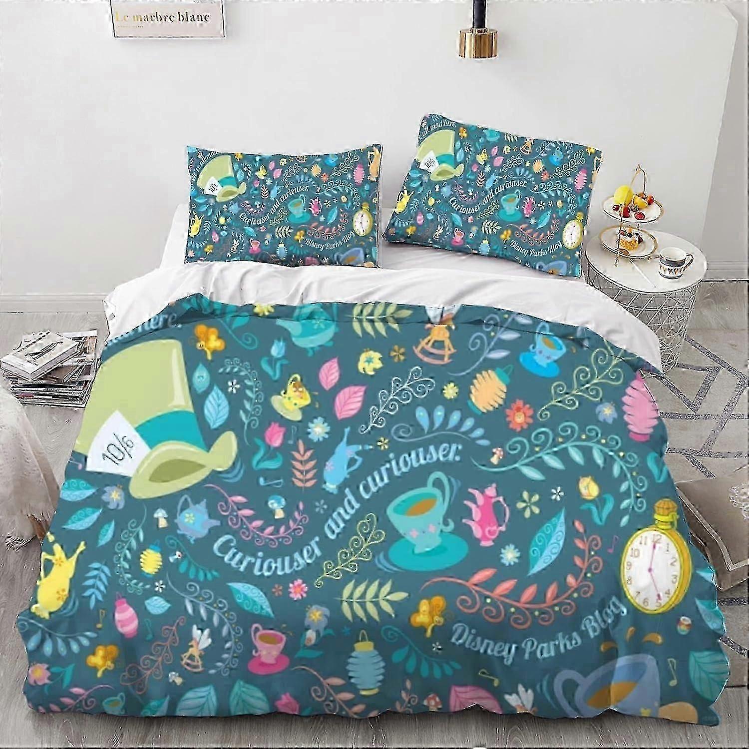 J1158 Lençóis Garfield Capa de Edredom moderno Tema Conjunto de Cama quarto 2 Peças Conjunto de Capa de Edredão Elegante simplicidade Capa de Colcha com Fronha