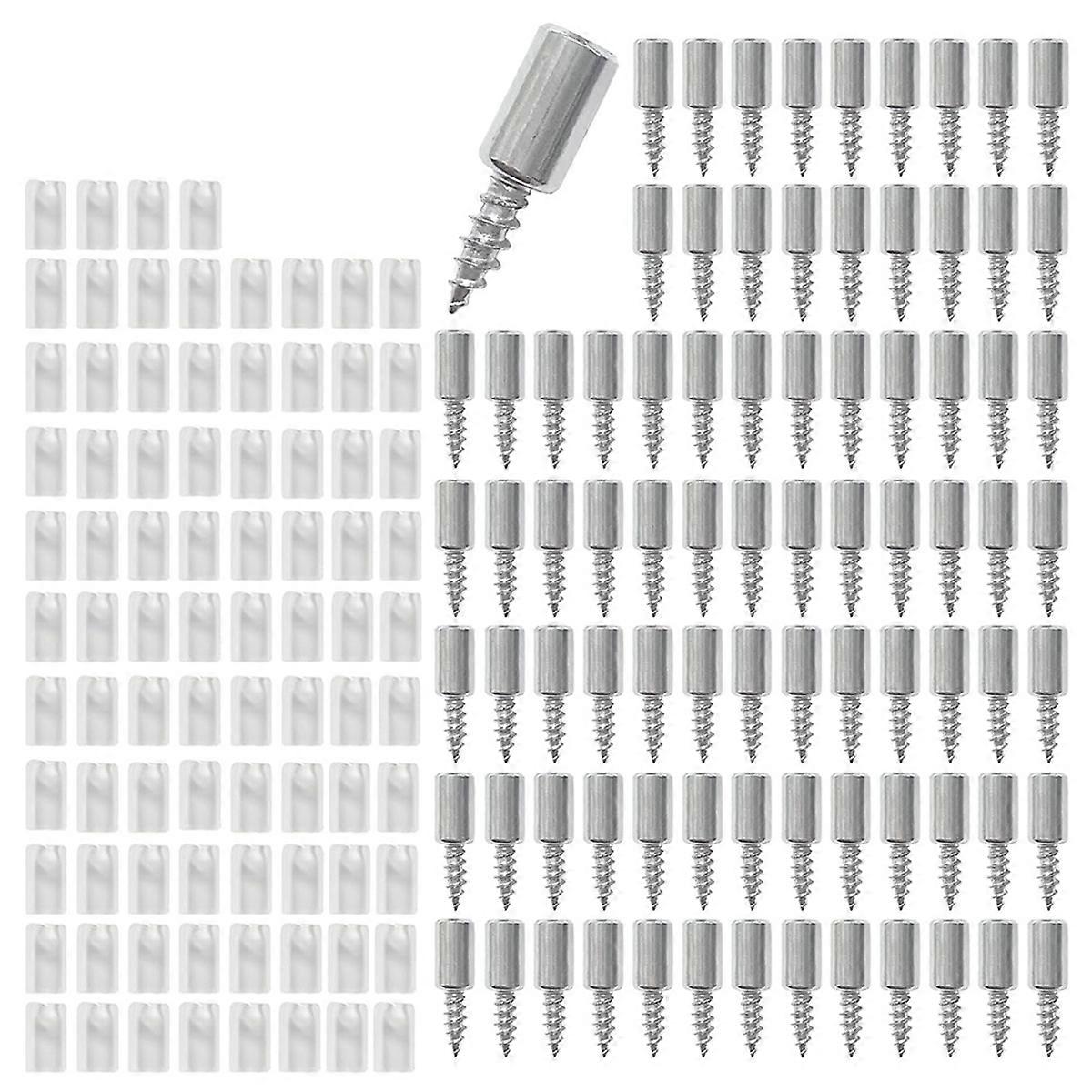 84 PCS Self-Tapping Screws Cabinet Laminate Support Shelf Pins