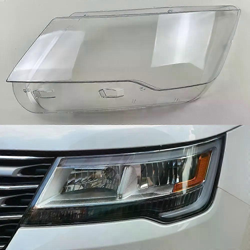 For Ford Explorer 2016-2018 Headlight Cover Transparent Headlamp Shell Lamp Shade Lens Replace Original Lampshade Plexiglass