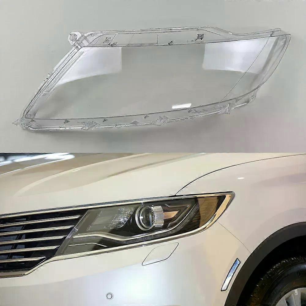 For Lincoln MKX 2015-2018 Headlight Cover Transparent Headlamp Shell Lamp Shade Lens Replace Original Lampshade Plexiglass