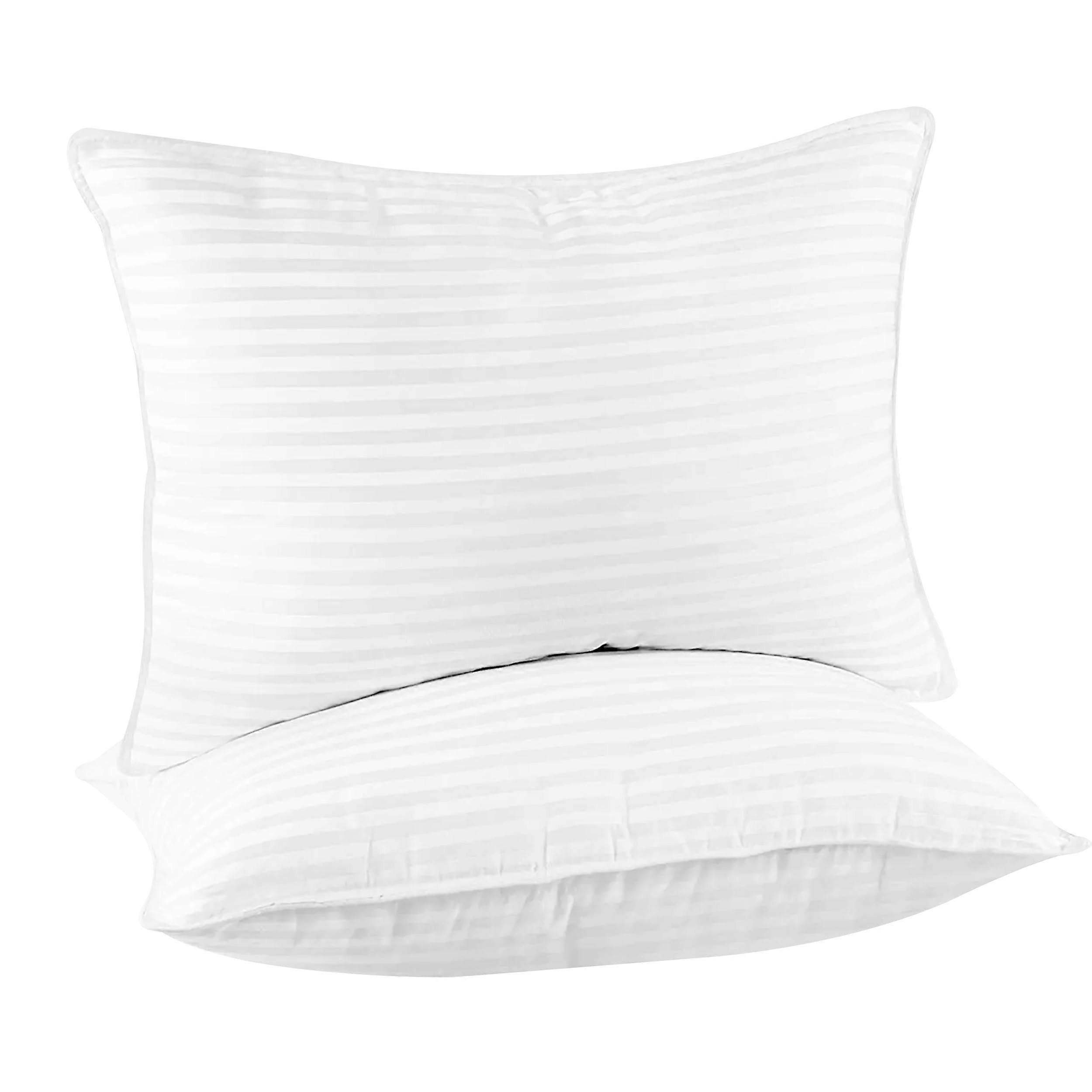 2 Down Alternative Bed Pillows Back for Sleepers, 20x28 Inches