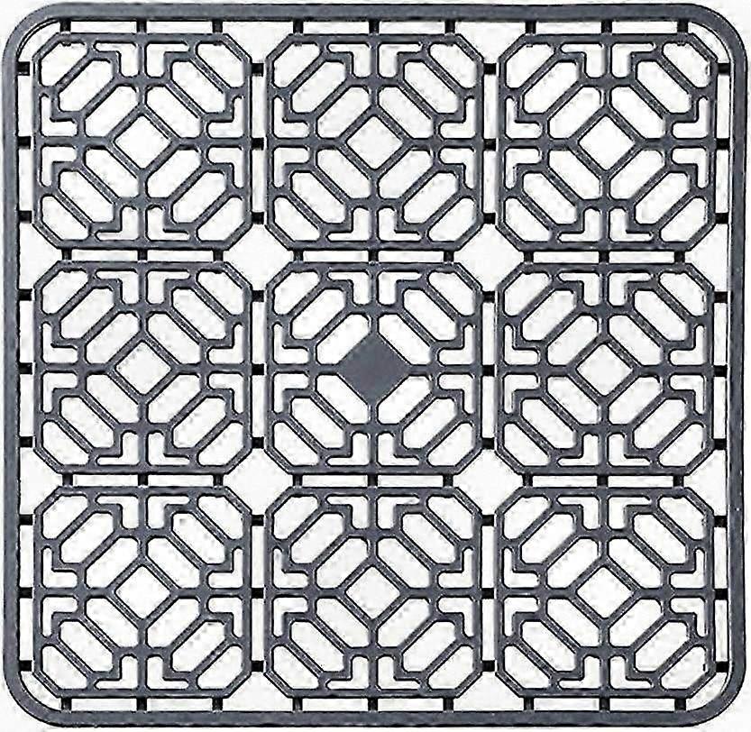 Versatile Gray Silicone Kitchen Trivet for Hot Pots and Pans