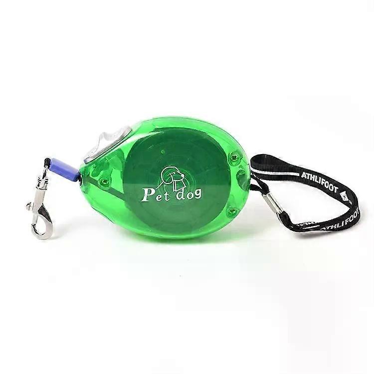 Retractable Dog Leash-Automatic Seat Belt,2.5m,Green-Green
