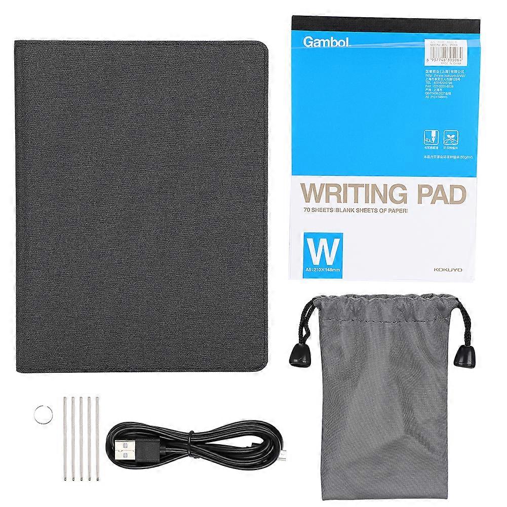 Black Notebook Digital Drawing Board Intelligent Handwriting Tablet with Bluetooth 4.0 for Android 4.3 / iOS 8.0