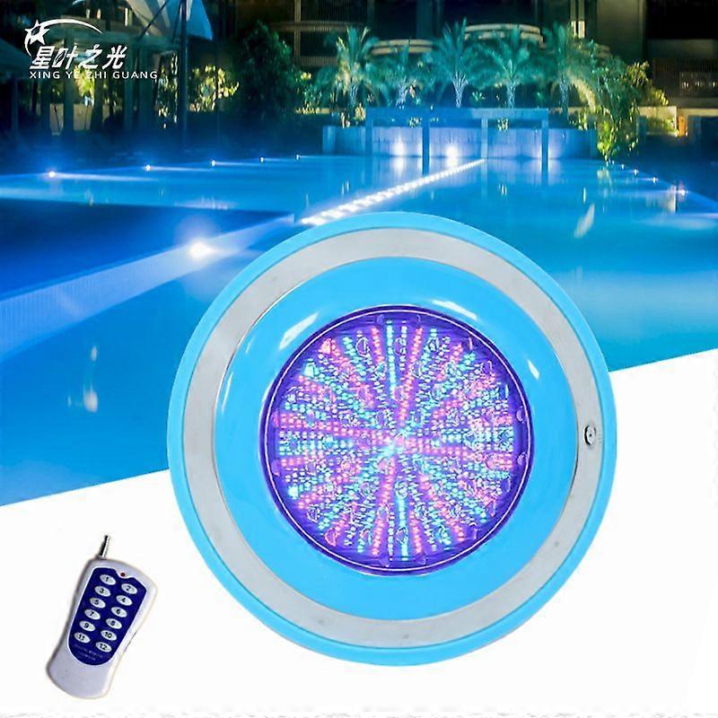 Submersible LED Pool Flood Light, 18W RGB Multi-color Swimming Pool Lamp, Waterproof IP68 Swimming Pool Spotlight with Remote Control, Lighting for Un