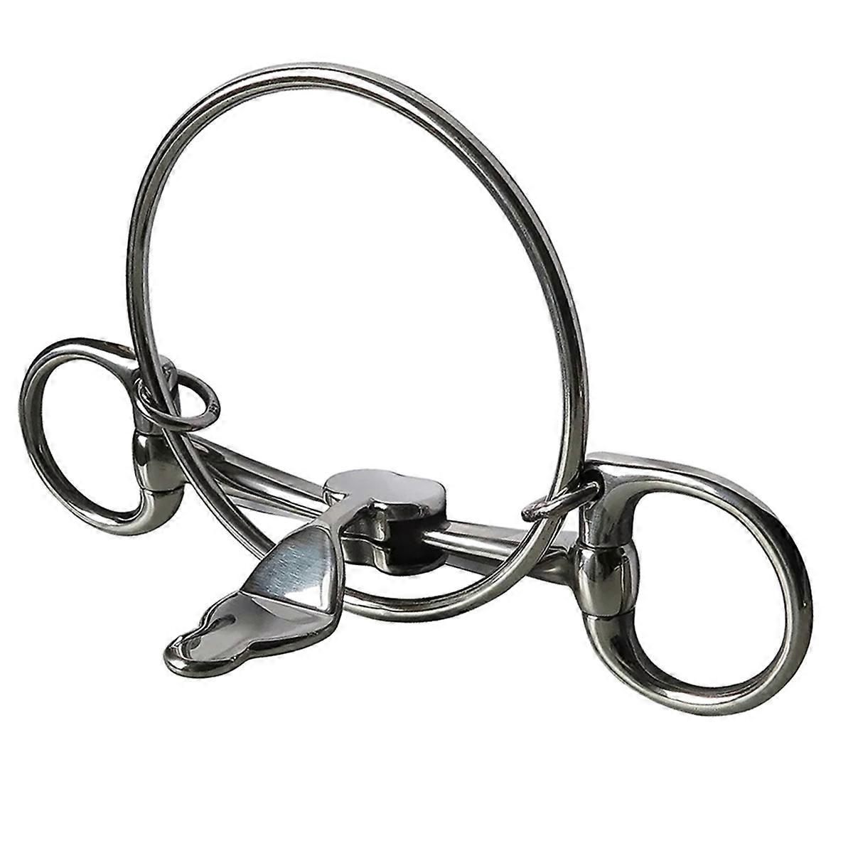 Mors de cheval en acier inoxydable bouche confort mors d’entraînement équipement équestre fournitures de filet mors pour