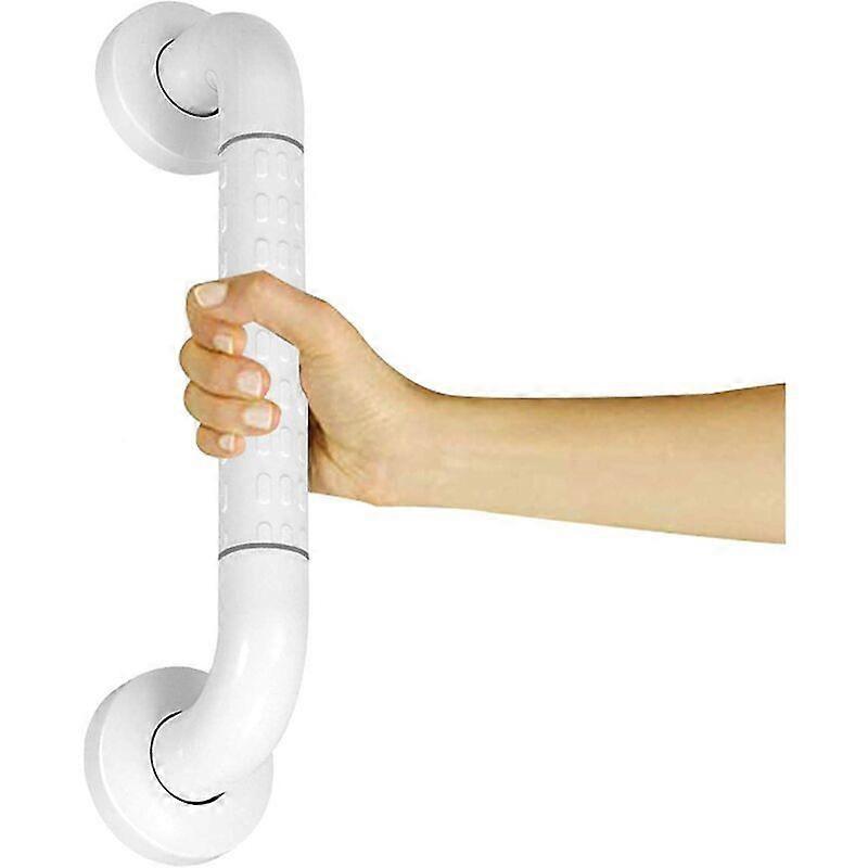 Suction cup shower handle, Stainless steel toilet grab bar with Fluorescence, for bathtubs and toilets - elderly, disabled, pregnant - 40 cm