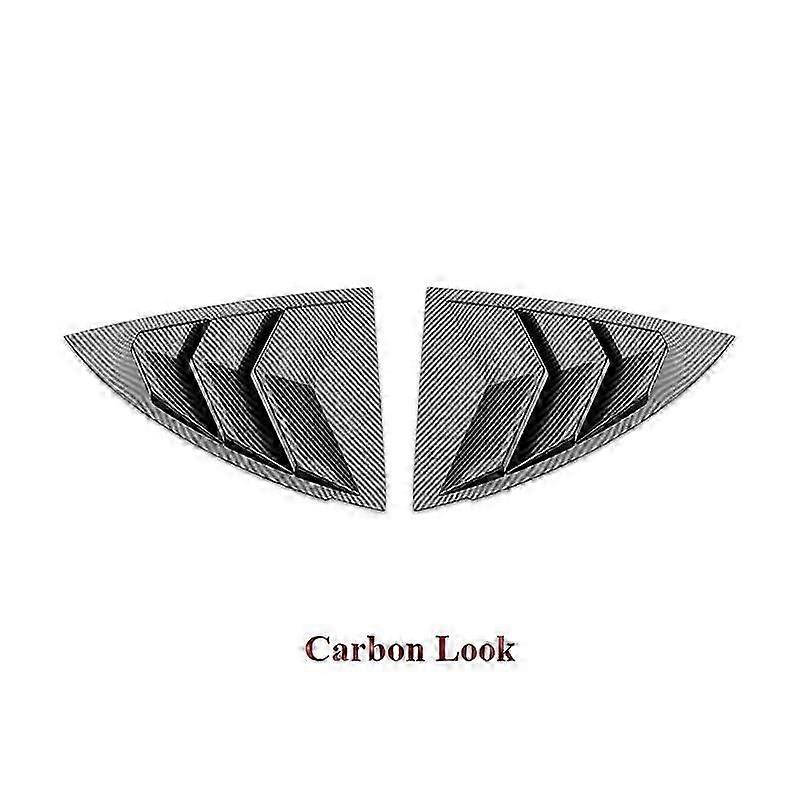 Pour Tesla Model Y Side Window Spoiler Splitter Cover Trim Louver Arrière Triangle Window Shade Car Window Parasol 2019-2022