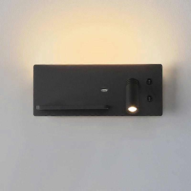 Modern Minimalist Led Wall Lamp Creative Nordic Bedroom Usb Wireless Charging Bedside Lamp Living Room Background Wall Lamp
