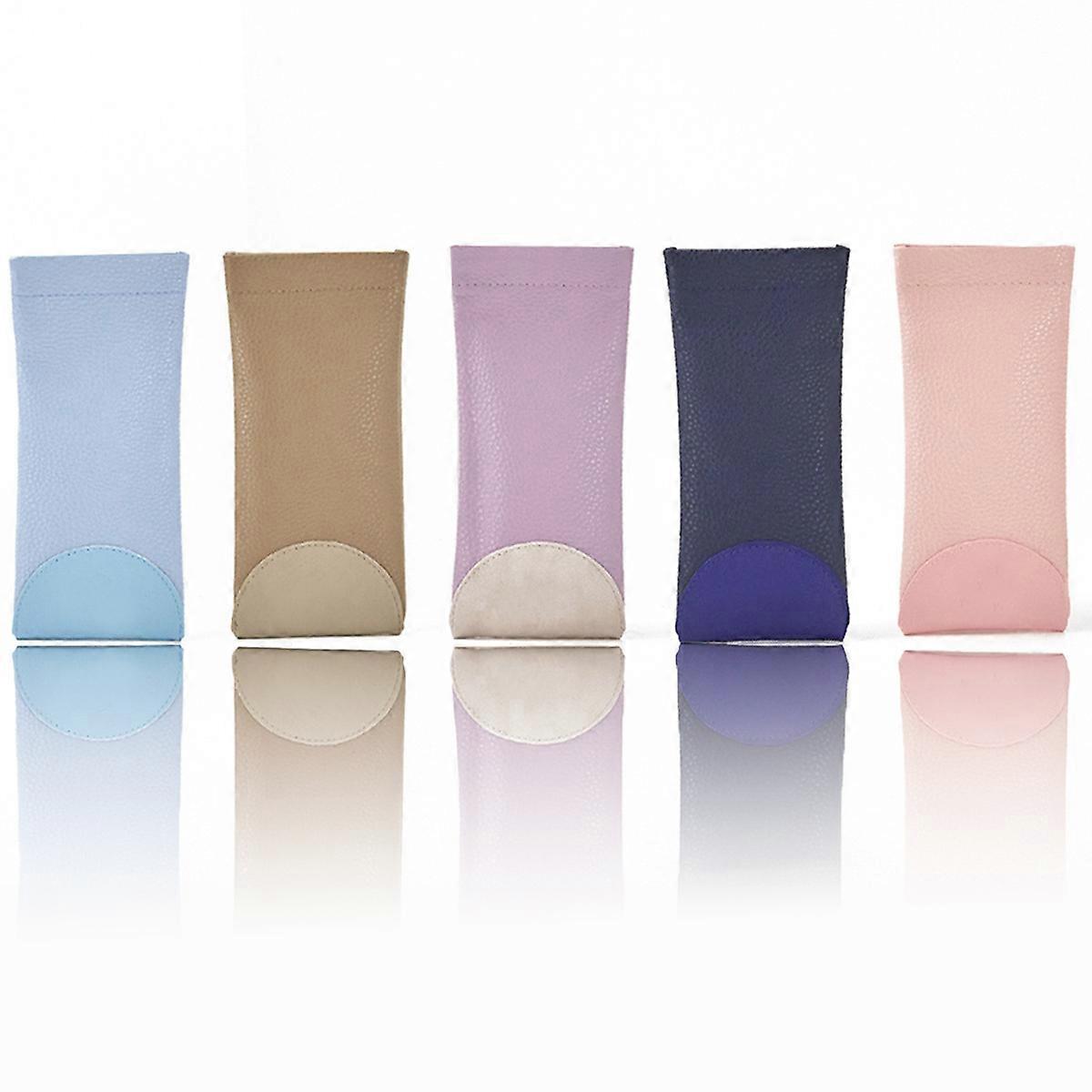 PU Soft, Spring-Closing, Compact Glasses Case