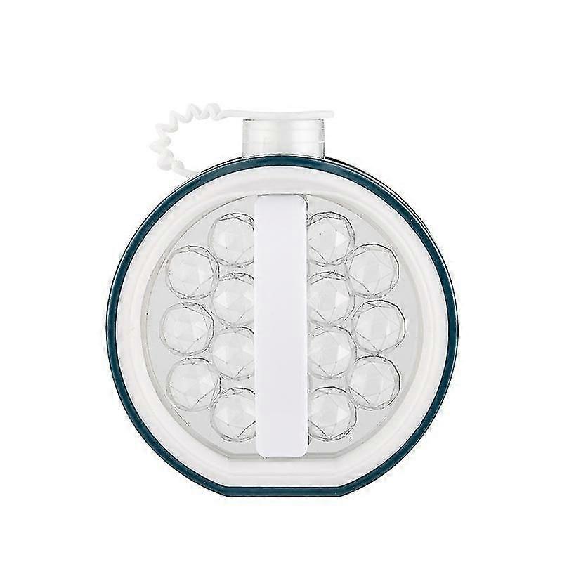 Ice Ball Maker Gadget Kitchen Bar Accessories Creative Ice Cube Mold Container With Handle blue