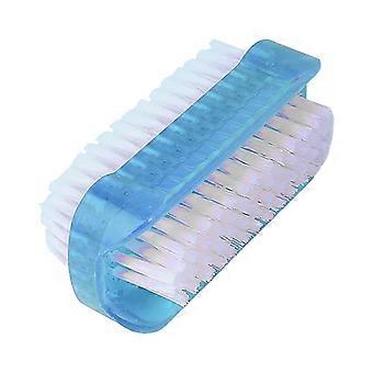Nail Brush Dust Cleaning File Hand Wash Double Sided Manicure Tools Scrubbing