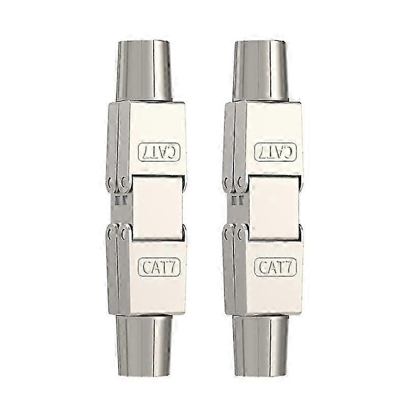RJ45 Cat7 Cable Extender Junction Adapter Network Connection Full Shielded