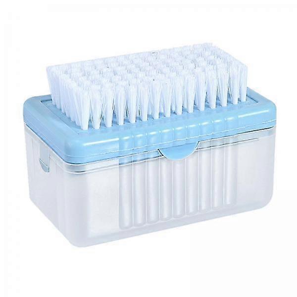 Compact Soap Container with Cleaning Accessories - Portable Travel Kit