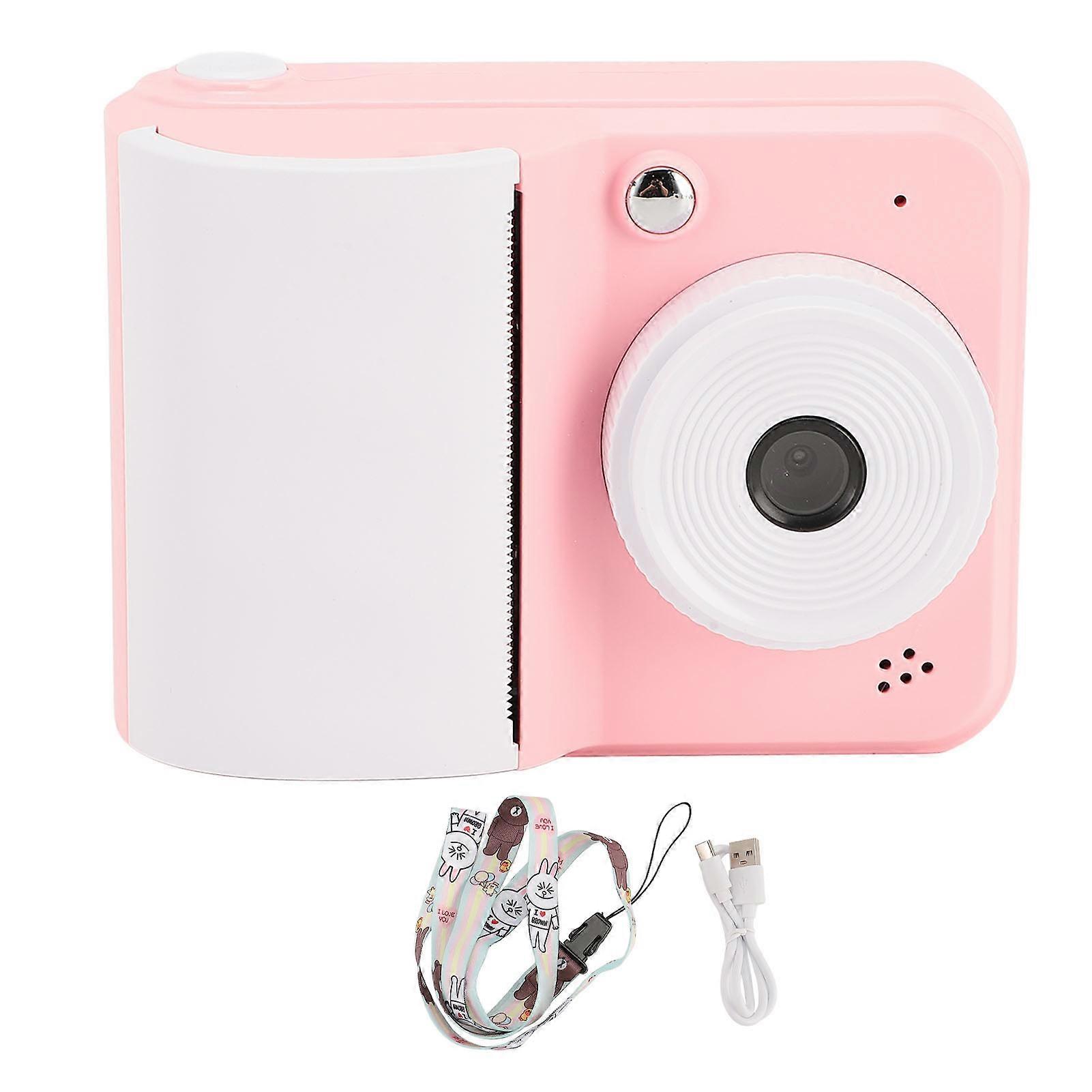 1080P Kids Instant Print Camera with 2.4" Screen - Fun, Portable, and Eco-Friendly Gift