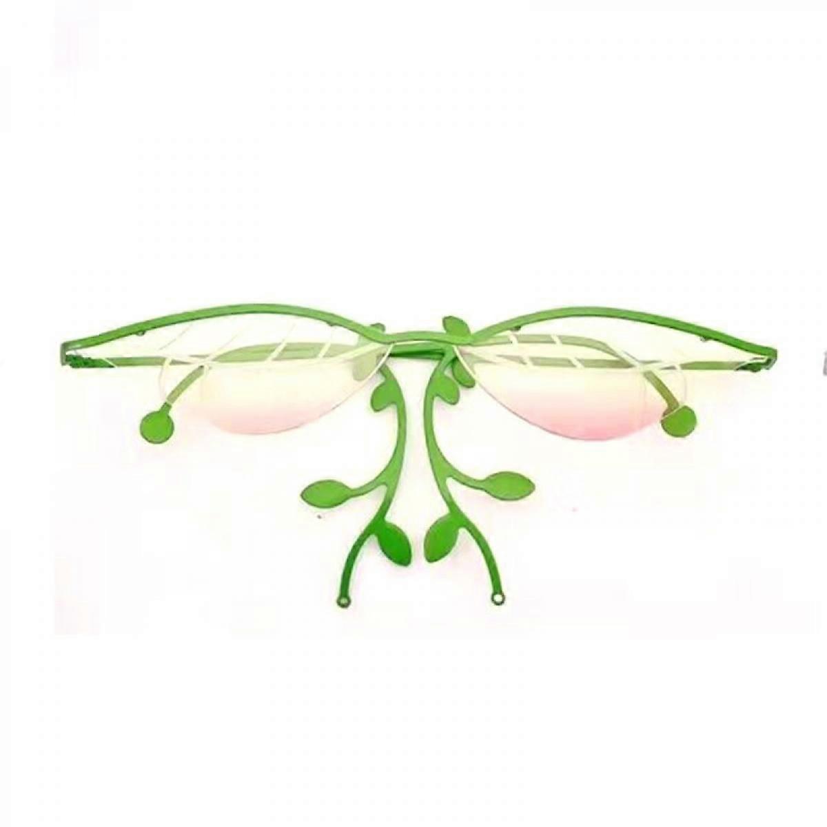 Leaf Sunglasses Personality Decorative Women's Sunglasses