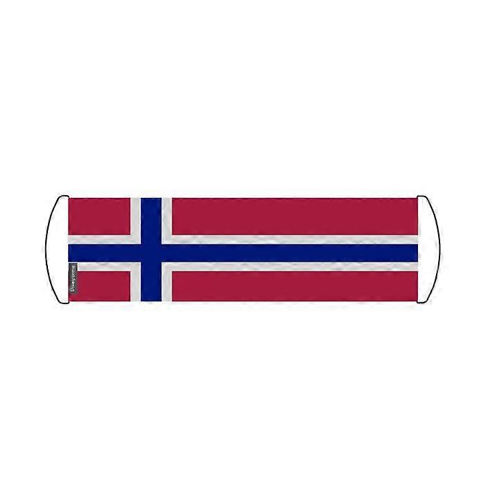 Flag - Svalbard and Jan Mayen - 17 x 50 cm - Polyester - Waterproof - Double-sided