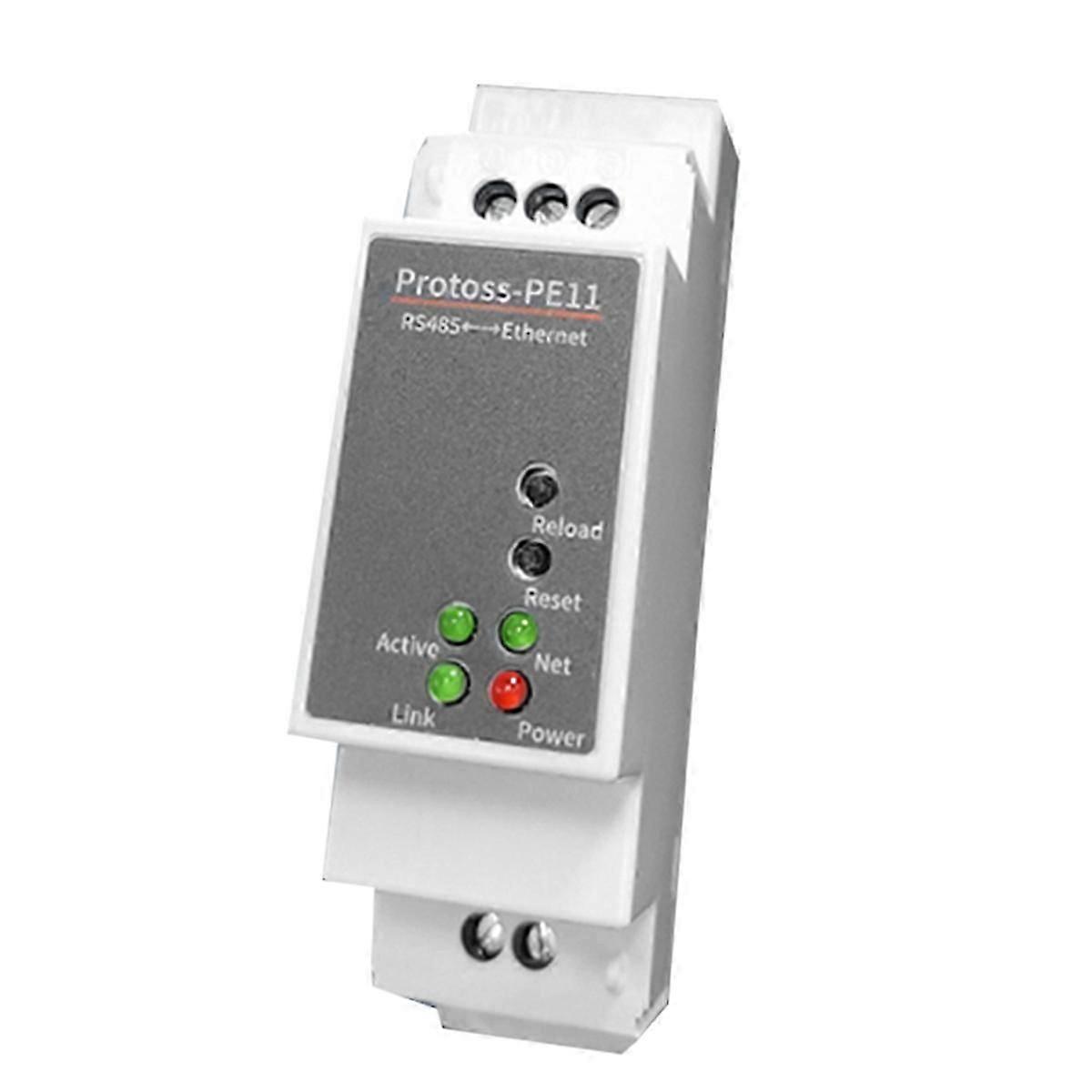 DIN-Rail Serial Port RS485 to Ethernet Converter Server