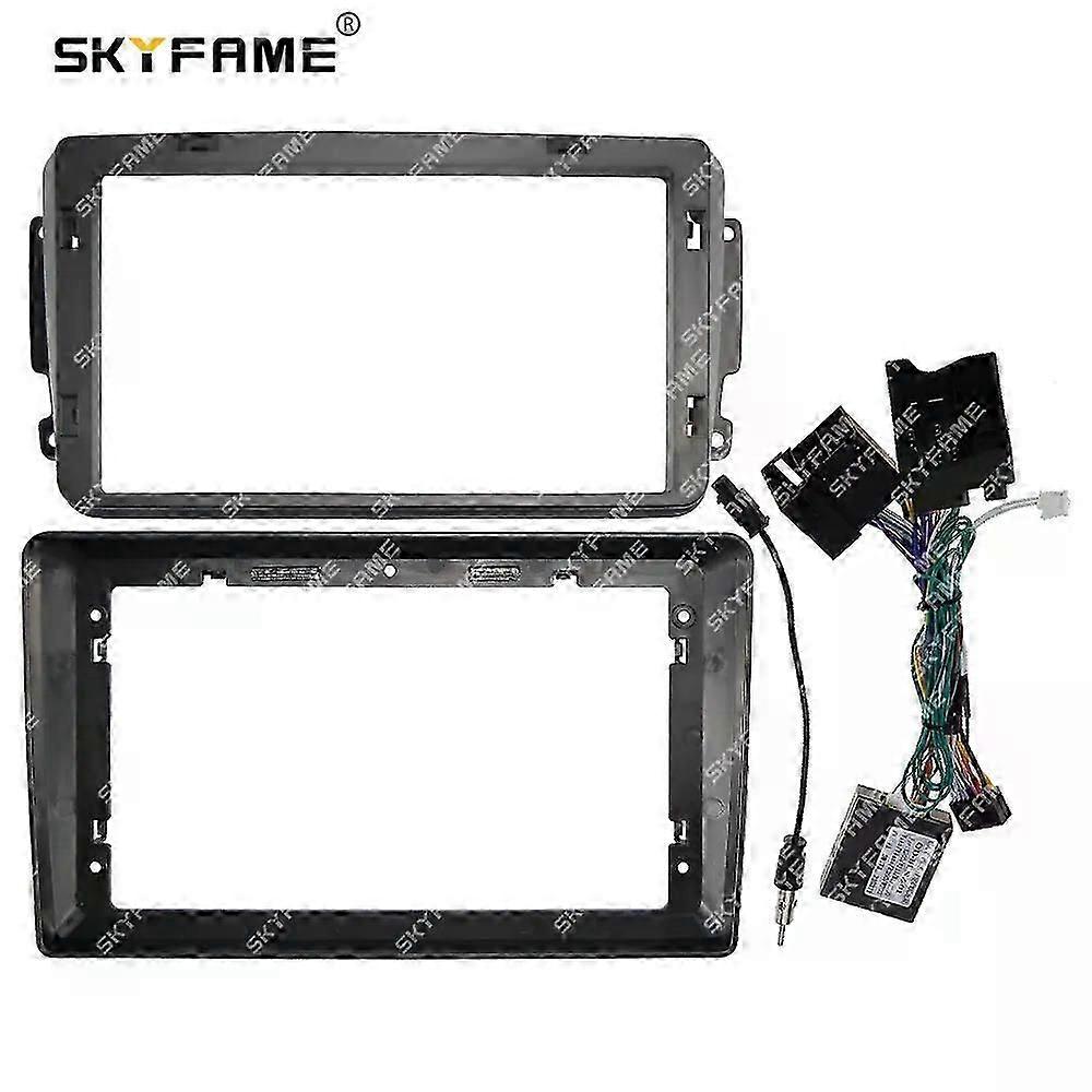 Applies to Car Frame Fascia Adapter Android Radio Dash Fitting Panel Kit Suitable for Benz W203 W209 W463 Viano W639 W163 Vito