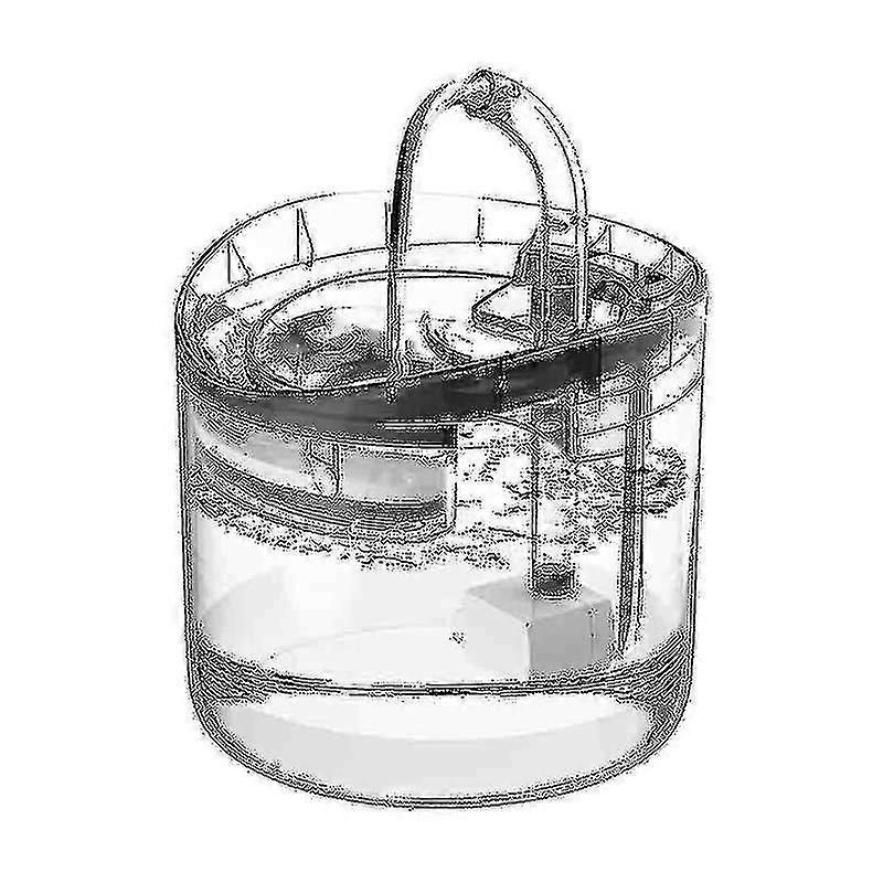 Fountain Automatic Dispenser Transparent Filter 1.6l Faucet