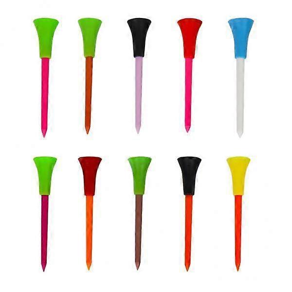 Plastic Golf Tees Set for Teeing Up Golf Balls