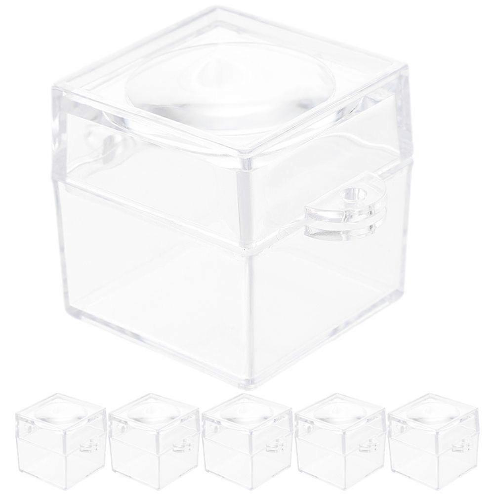 6pcs Convenient Bug Viewers Portable Magnifying Jars Household Magnifier Boxes