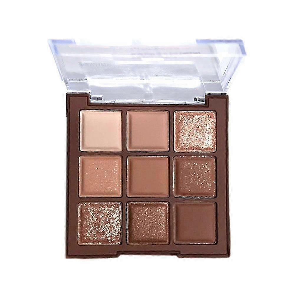 2025 Noël Chocolat Palette d’ombres à paupières Earth Color Nine Color Eye Shadow Plate