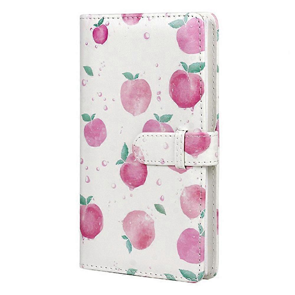 TKdaddy القرطاسية 3 بوصة ألبوم صور ل Instax Mini 12 11 9 سعة كبيرة 96 صورة PU غطاء جلد تخزين كتاب الخوخ