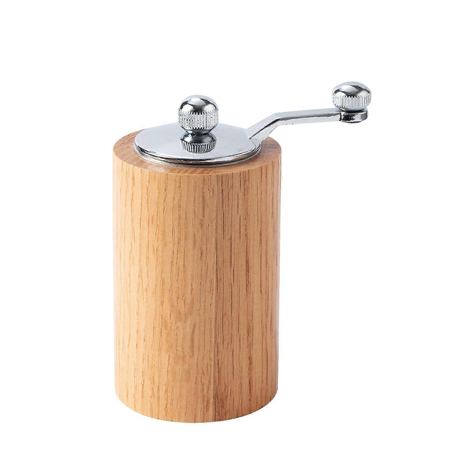 Pepper Grinder Salt Adjustable Refillable Hand Crank for Picnic Bar Kitchen
