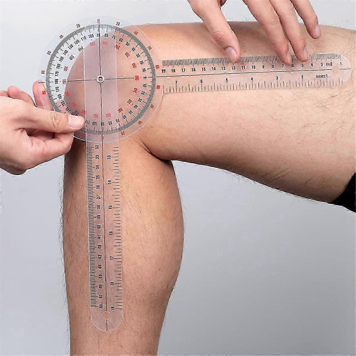 Digital goniometer 360 grader, goniometer for fysioterapi - 12 tommer