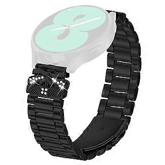 Replacement Strap Compatible For Samsung Gear Sport / Gear S2 Classic Butterfly Rhinestones Decor Metal Watch Band