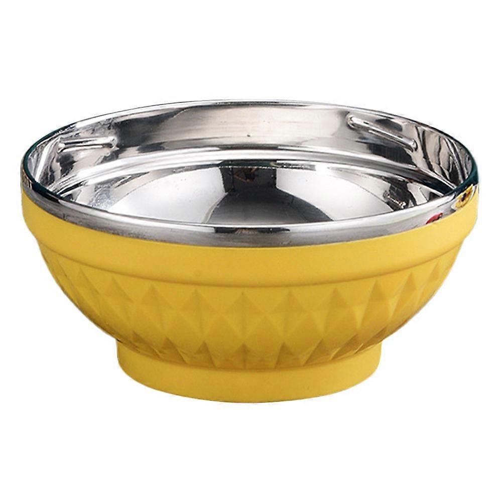 Double Layer Heat Resistant Food Bowl for Salads, Rice, and Fruits – Lightweight and Stylish Serving Design for Parties