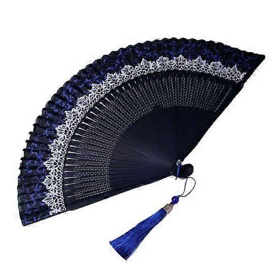 Exquisite Pattern Hand Fan Multipurpose Pretty Chinese Dance Party Folding