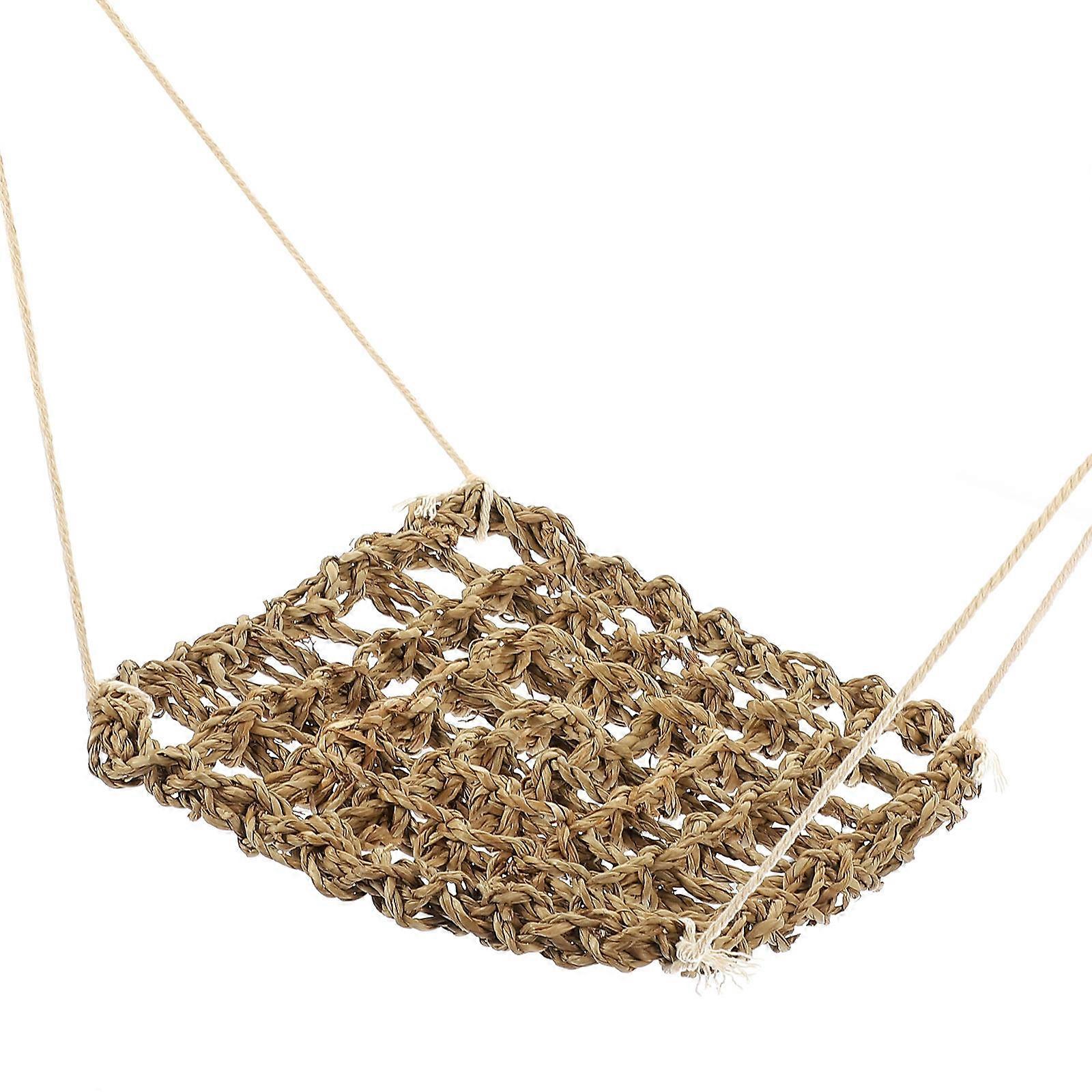 Creative Lizard Hanging Hammock Reptile Bed Durable Seagrass Pet Accessory Easy Install Clean Encourages Exercise