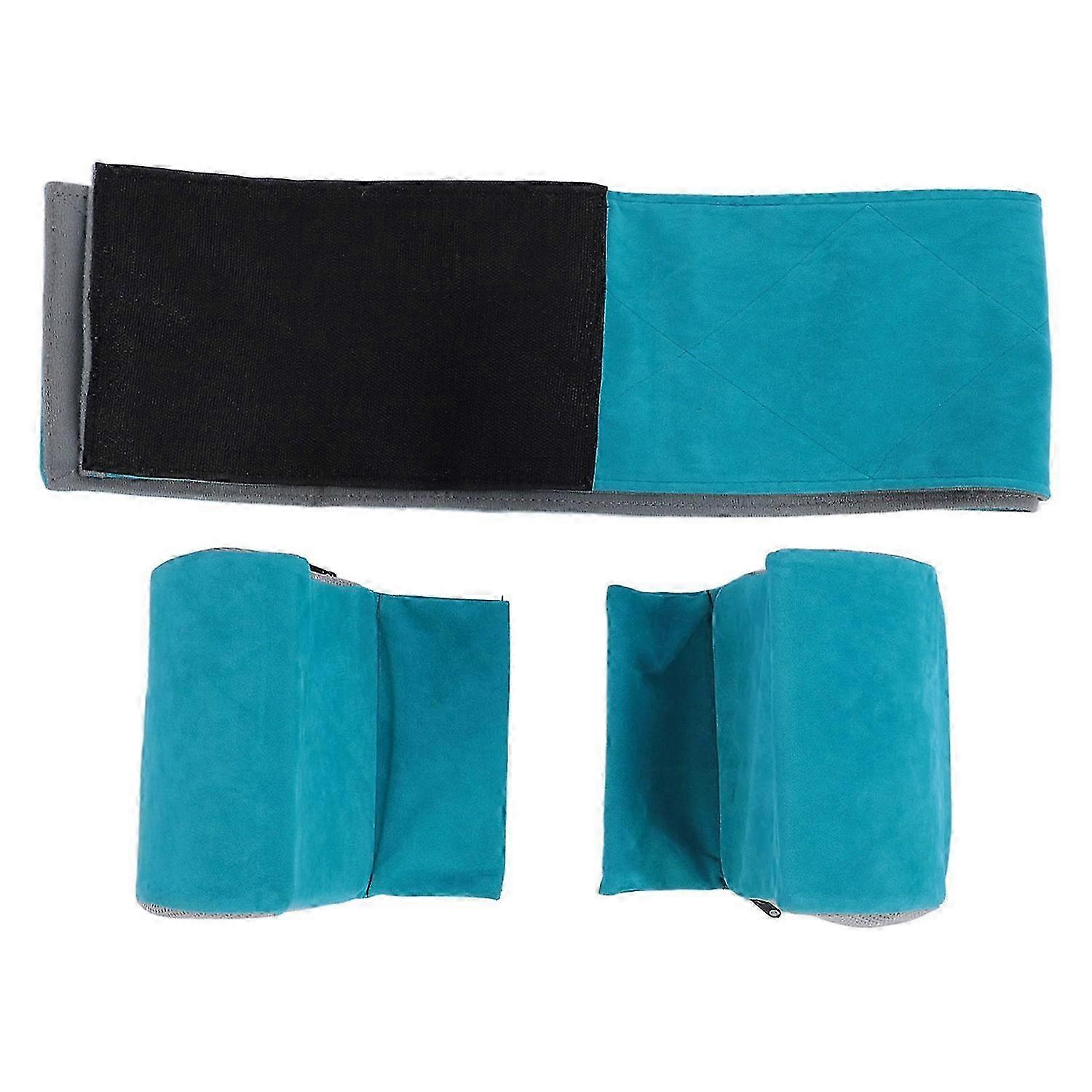 Adjustable Lateral Support for Wheelchair with Removable Side Guards & Head Positioning Pillow