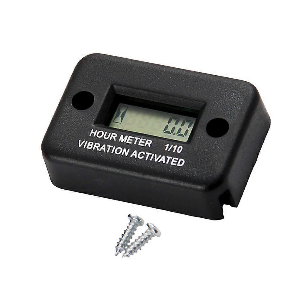 Digital Hour Meter Tachometer for Spark Plug Engines with Inductive Design
