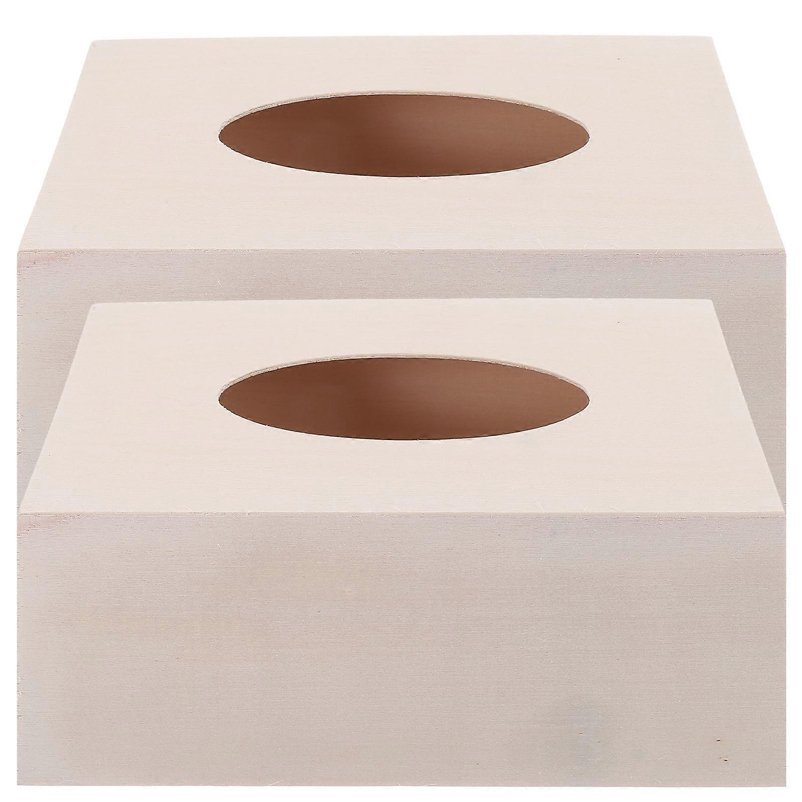 Wooden DIY Tissue Boxes, Ideal for Home or Shop Use, Stimulate Creative Thinking