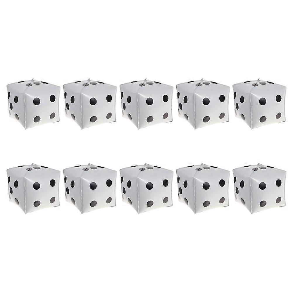 Balloons Cube Foil Balloons for Game Prop Party Decor 10Pcs